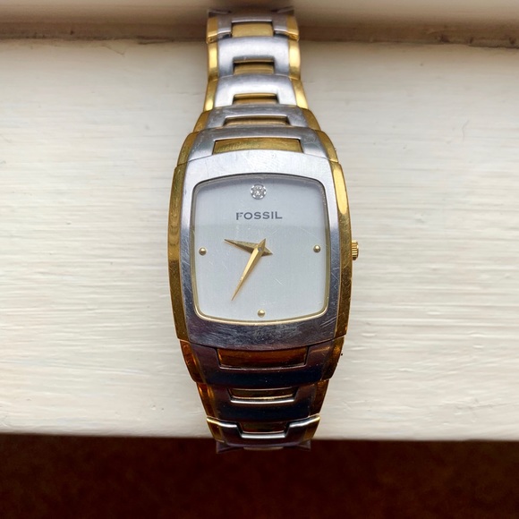 Fossil watch, with real diamond 💎 - Picture 2 of 4